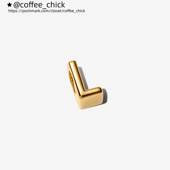 Pandora Letter L Alphabet Charm - Picture 2 of 6